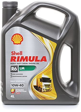 SHELL Motoröl 10W-40 Rimula Teilsynthetiköl Motor Öl ACEA E4 ACEA E6 ACEA E7 ACEA E9 API CI-4 R6 LM 4L