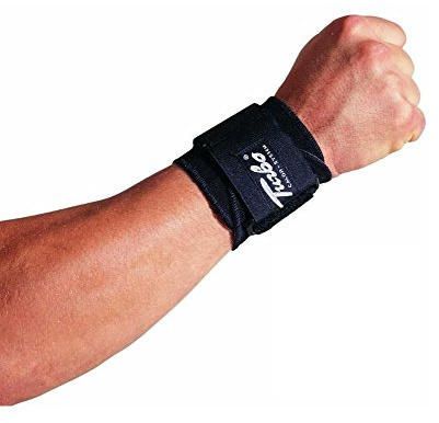 Turbo Handgelenkschoner mit Spanner, Schwarz