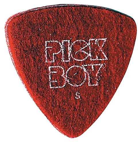 Pick Boy Plektrum/Pick Filz, soft, rot, 12 Stück