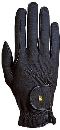 Roeckl Sports equestrian gloves ROECK-GRIP JUNIOR, kids&youngst. summer riding glove, black 5