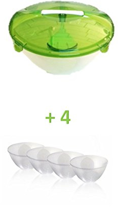 Salatschüssel mit Besteck