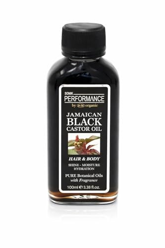 Sonik Performance Jamaican Black Castor Oil 125ml – Thick Hair Oil for Edges, Scalp & Hair – Deep Nourishing Oil for Dry, Weak & Thinning Hair