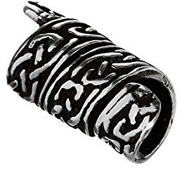 NKlaus Haarschmuck Bartperle RIGANI Keltischer Knoten 925 Sterlingsilber Silber Lockenperle 6444