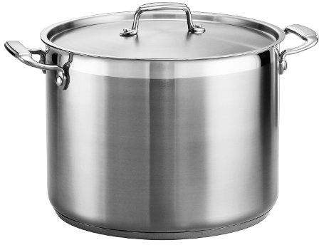 Tramontina Gourmet Stainless Steel 16-Quart Stock Pot with Lid