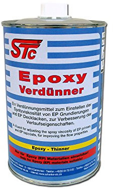 STC Epoxy Verdünner 1L Epoxy Verdünnung Epoxid Verdünnung Epoxidverdünnung