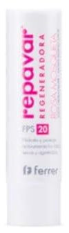 Repavar - Bálsamo Labial - Rosa Mosqueta y Protección Solar SPF 20 - Protector Labial Intensivo Regenerador - Hidrata, Protege y Repara la Nariz y los Labios - Apto para Niños y Adultos - 4g
