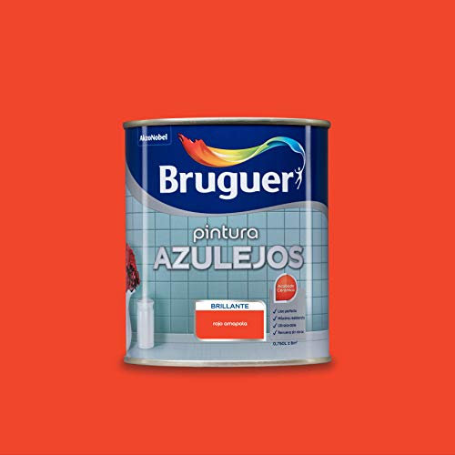 Bruguer Esmalte para Azulejos Brillante Rojo Amapola 750 ml
