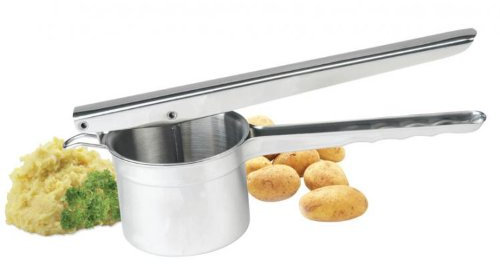 Kaufgut S.P.A. Schiacciapatate Inox 18/8 Ø8x29 cm EVA Argento Acciaio Inossidabile