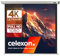 celexon Professional Rollo-Leinwand 160 | 300x300 cm 1:1 | manuell ausziehbare 4K, Full-HD Beamer-Leinwand für das Büro oder Heimkino-Projektionen | Wand- & Deckenmontage/zum Aufhängen