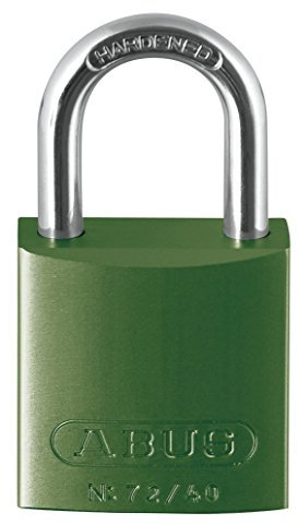 ABUS Aluminium-Vorhangschloss 72/40 grün 43600