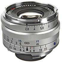 Carl Zeiss C Biogon T 2.8/35 ZM - Objetivo para Leica M (Diámetro: 52 mm), Plata