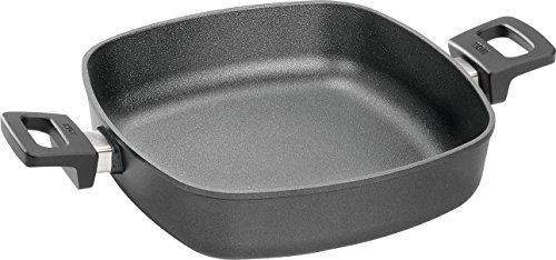 Woll titanum nowo Guss-Pfanne 28cmx28cm Alu-Guss viereckig