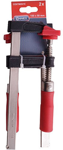 Connex Bastler-Schraubzwinge, 150 x 50 mm, 2 Stück, COXT865215