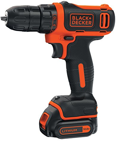 BLACK+DECKER BDCD12K-QW Perceuse-Visseuse sans fil - En coffret, 12V Orange