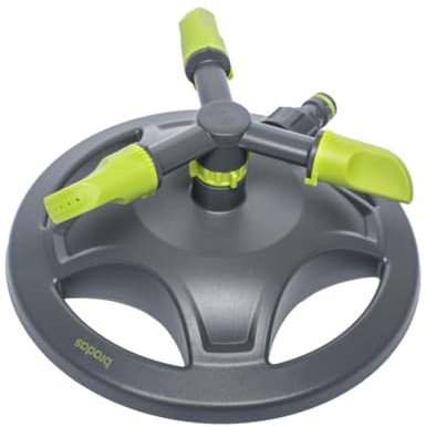 3-Arm Kreisregner Lime Edition, Regner Rasensprenger Sprinkler Gartensprenger