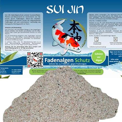 Fadenalgen Schutz 2kg (5 l) (74,99/kg) für 100.000 Liter Wasser Langzeitschutz Algen Teich Koi Schwimmteich
