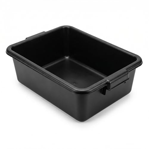 Carlisle FoodService Products 4401103 Comfort Curve Bus Box/Tote Box, 7 Deep, Black