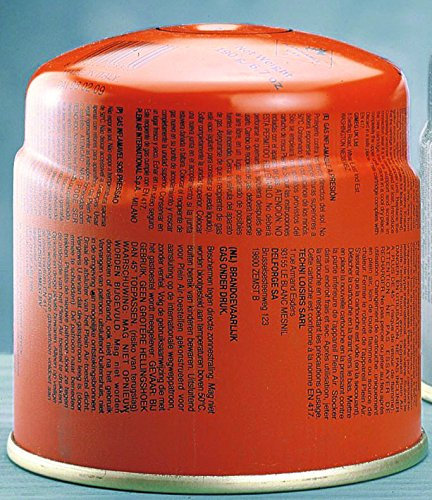 Cartouche sécrusiée professionnelle pour chalumeau à gaz MATFER. Contenance 360 ml.