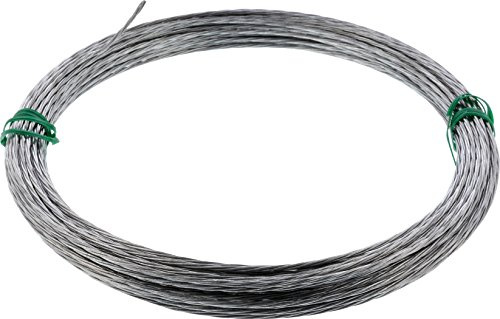 Hillman Utility Wire, 20 Gauge x 100ft, 1 Coil, Silver