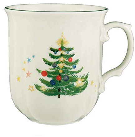 Seltmann Weiden 001.300499 Becher mit Henkel 0,27 L, Grün/Bunt