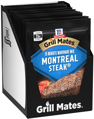 McCormick Montreal Steak Grill Mates Marinade Mix 0.71 oz (Pack of 12)