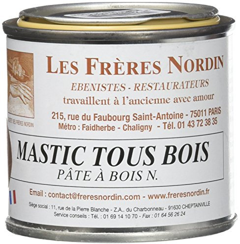 Les Frères Nordin 416105 Mastic à Bois Pro Chêne Fonce