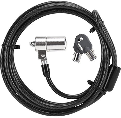 Targus DEFCON T-Lock Keyed Cable Lock for Laptop Computer and Desktop Security (ASP48USX)