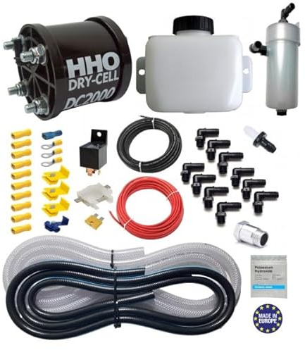 Celda seca de hidrógeno para automóviles HHO DC2000 Puede obtener hasta un 30% de ahorro de combustible con nuestros kits de conversión HHO.