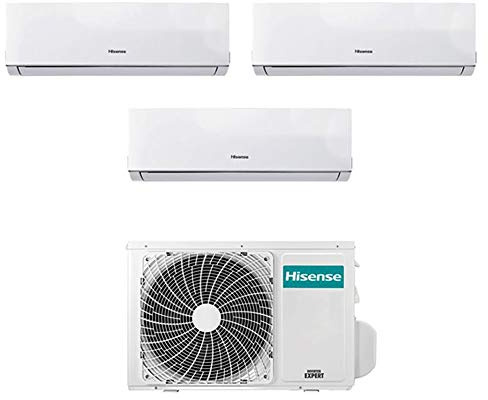 Condizionatore Climatizzatore Trial Split Inverter Hisense New Comfort 7000+7000+7000 7+7+7 Btu A++ 3AMW58U4SZD1