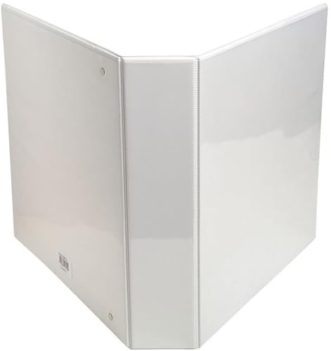 Exacompta 10 x Präsentationsringbuch Kreacover A4 50mm 2 Ringe weiß