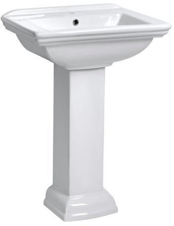 KERRA Spülstein Waschbecken Keramik Pharao Retro Waschtisch Mit Säule