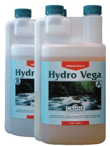 Fertilizzante per la Coltivo di Canna Hydro Vega Acqua Dolce A+B (2x1L)