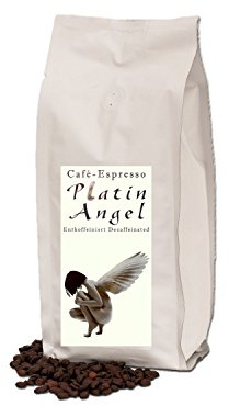 C&T Espresso/Cafe - Grains de café décaféiné Platinum Angel Grains Entiers (1000 g)