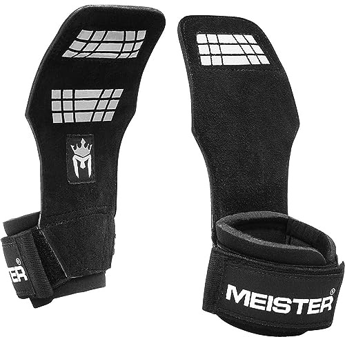 Meister Prises de Levage en Cuir Élite avec Rembourrage en Gel (Paire)
