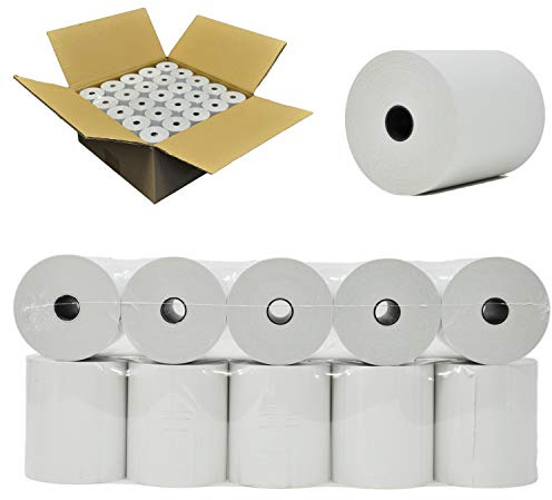 Cash Register Paper 3 1/8 x 200 Thermal Rolls 50 Pack Works With Star Micronics TSP143IIIU USB Receipt Printer Paper Clover Station BPA Free From BuyRegisterRolls.