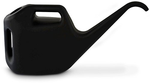 Relaxdays Tankstellen-/ Kühlwasserkanne Gießkanne schwarz 10 Liter