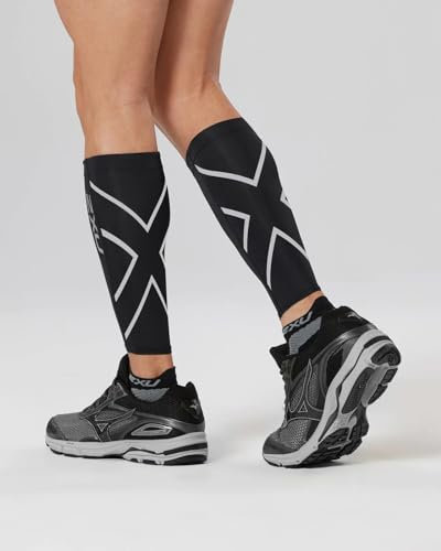 2XU Herren Compression Calf Guard Wadenschutz, Schwarz, XL