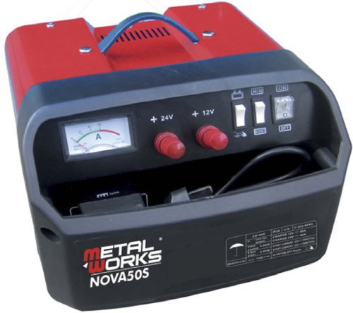 Cargador + Arrancador de Baterias Motores 12 y 24v Alta Potencia