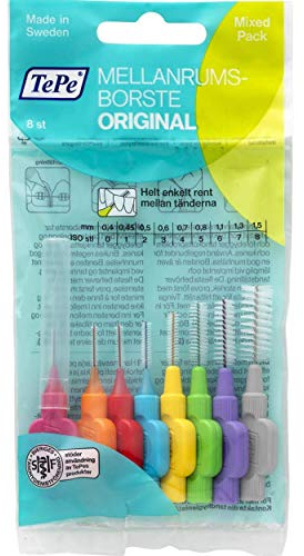 TePe Mundgesundheitspflege, Interdentalbürste, Mischpackung, 8 Stück