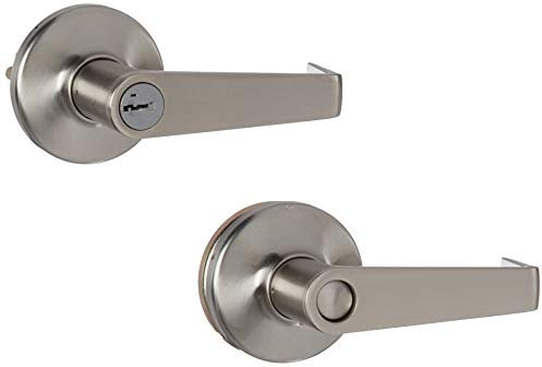 Kwikset 756KNL-15S Kingston Light Commercial Vestibule Door Lock Smart Key Satin Nickel Finish