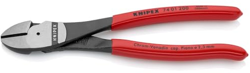 KNIPEX Tools 74 01 200 SBA 8-Inch High Leverage Diagonal Cutters