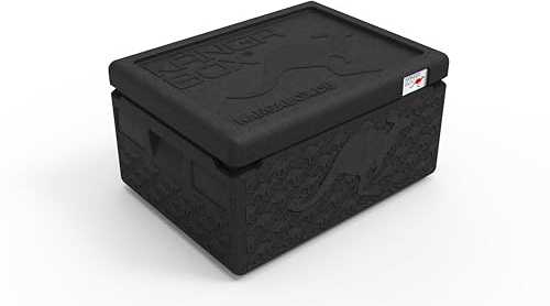 KÄNGABOX® Mini Thermobox kalt & warm 1,5L – Ideal als Lunchbox oder Brotdose - Ultraleicht & perfekt schließender Deckel – Stoß- & Kratzfeste Oberfläche – Spülmaschinenfest