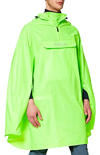 PRO-X elements Unisex-Adults Cycling Poncho Coat - Neongrn, XL - Bicycle Rain Protection