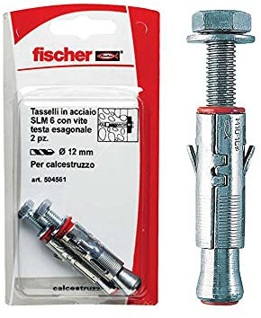 Fischer Tasselli acciaio SLM 8 TE K (2 Pz.)