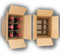 10x Weinkarton, Flaschenkarton 6 Flaschen z.B. 0,75l Bordeaux Weinflaschen