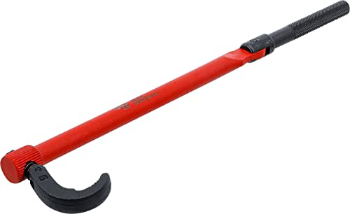 BGS 8330 | Standhahn-Mutternschlüssel | 180° Klaue | bis 36 mm | T-Griff klappbar | für Links- und Rechtsgewinde | schwere Ausführung