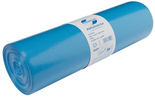Sopsäckar DEISS PREMIUM blå typ 80, 240 L, 10 st, 240 liter – typ 80, 10086