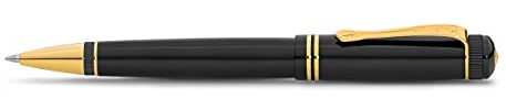 Kaweco DIA2 Ball Pen Gold I Retractable Ballpoint Pen with Standard G2 Refills in a Tin Box I Acrylic Ball Pen 14 cm