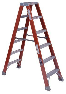 4' FIBERGLASS TWIN STEPLADDER TYPE 1A