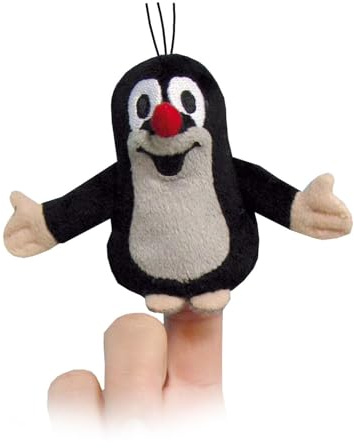 Trötsch Fingerpuppe Der kleine Maulwurf: Plüschfigur Kuscheltier Fingerpuppe: 8cm